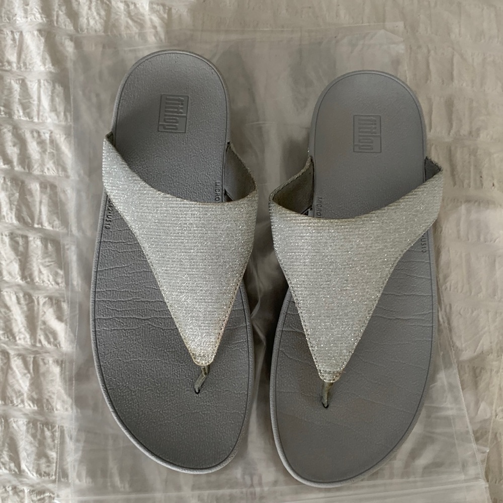 FitFlop woman’s glitter sandals size 10